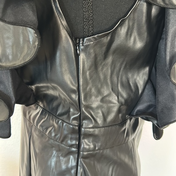 PrettyLittleThing Black Ruffle Dress - Picture 11 of 13